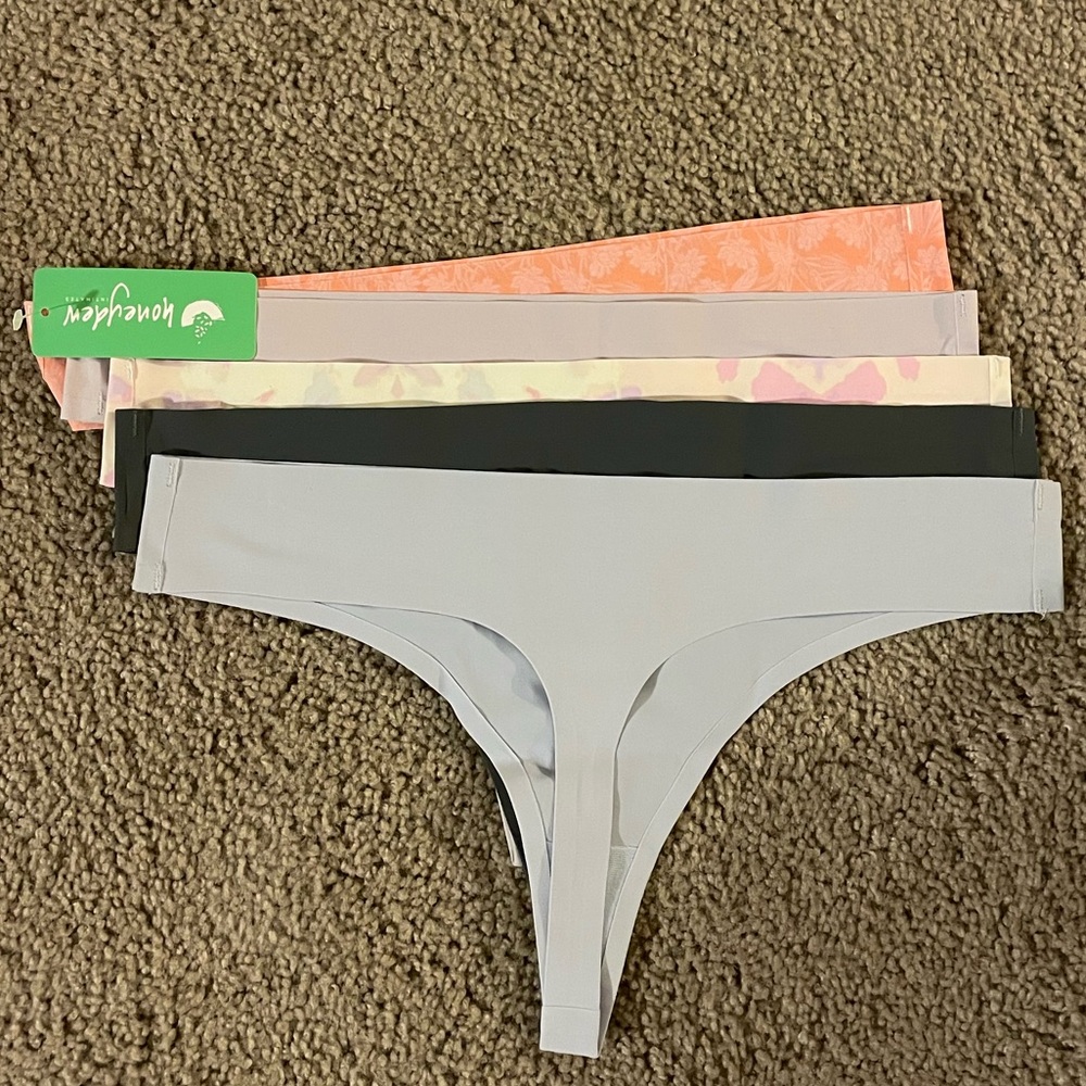 Honeydew Thongs 5-pack